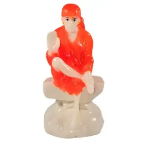 Shirdi Sai Baba Idol - Marble - 3.5 inches