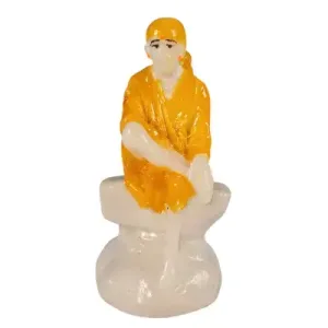 Shirdi Sai Baba Idol - Marble - 3.5 inches