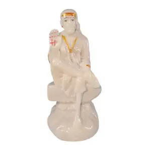 Shirdi Sai Baba Idol - Marble - 5 inch
