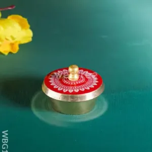 Brass Kumkum Dibbi - WBG1627-1