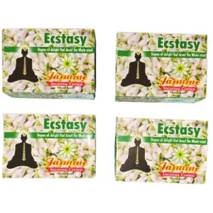 Ecstasy Jasmine Incense Cones 25Gms (Pack of 4)