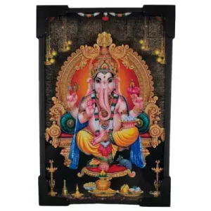 God Vinayagar picture - 6 x 4 inches