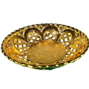 Golden Textured Bowl
