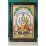 Tanjore Painting – Gajalakshmi – Flat (Gold Foil) – 8×6 inch – WL1823_2