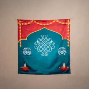 Back Drop Design - Kolam Prints - WBG1871